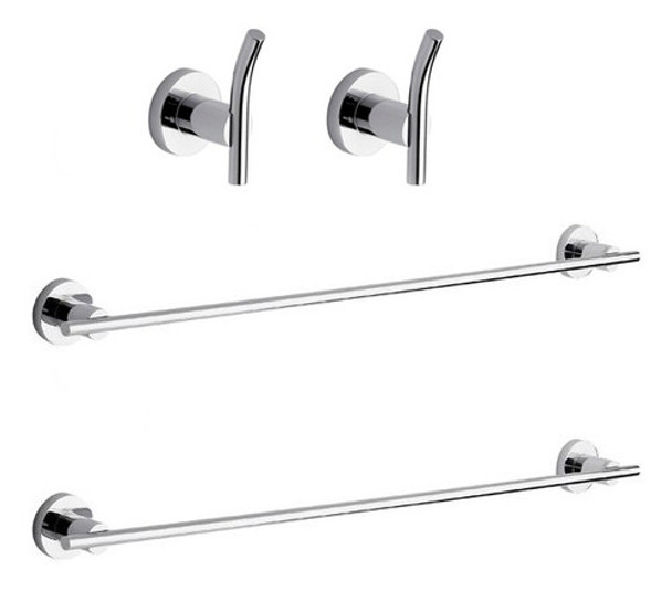 Combo Accesorios Fv Libby 2 Toallero Barral 2 Perchas Cs6287 0