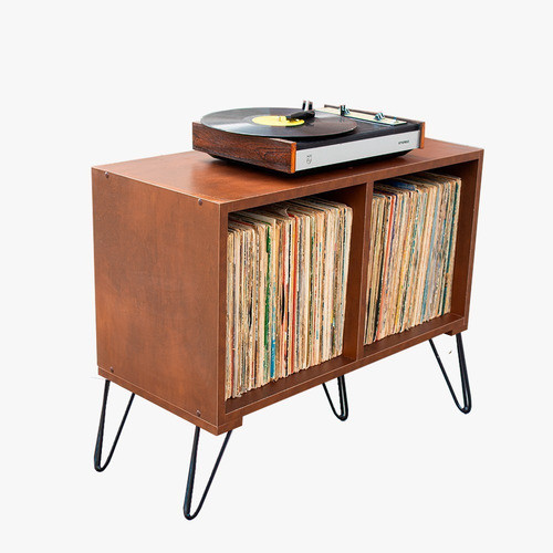 Rack Nicho Duplo Para Discos De Vinil Top-14pf 0