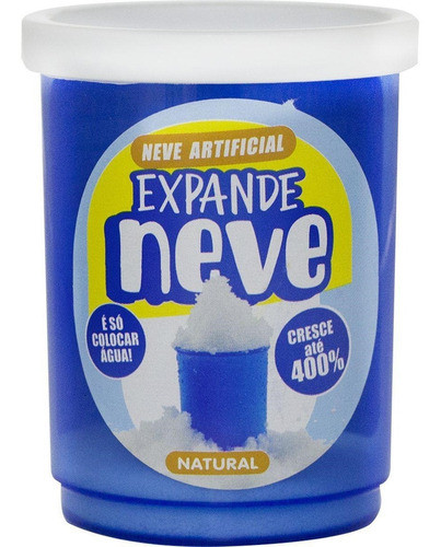 Kit 3 Potes Neve Artificial - Expande Neve - Doce Brinquedo 0