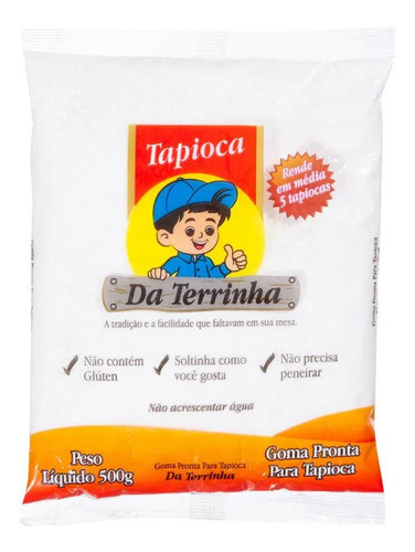 Goma Pronta Para Tapioca Da Terrinha 500g 0