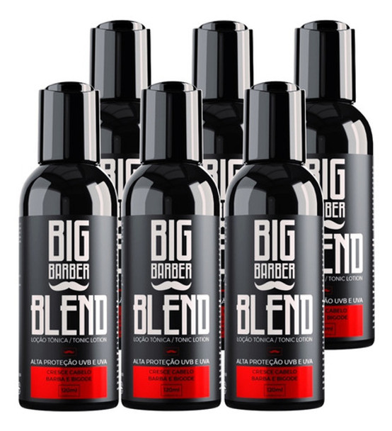 Tônico Capilar Blend Big Barber 120ml Crescimento 6 Unidades 0 Tônico Capilar Blend Big Barber 120ml Crescimento 6 Unidades 0