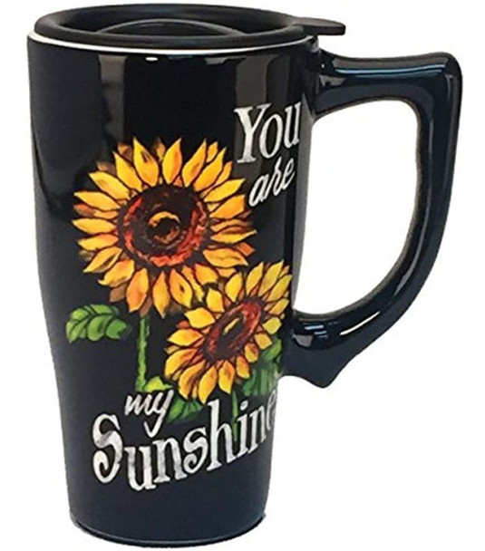 Spoontiques Tu Eres Mi Sol Taza De Viaje Color Negro 0