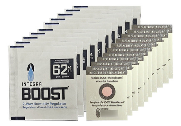 Pack X10 Integra 62% 8gr Regulador Control Humedad Indicador 0 Pack X10 Integra 62% 8gr Regulador Control Humedad Indicador 0