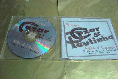 Cd Single Promoçao Cezar E Paulinho Nois E Cauboi Perdoa 0
