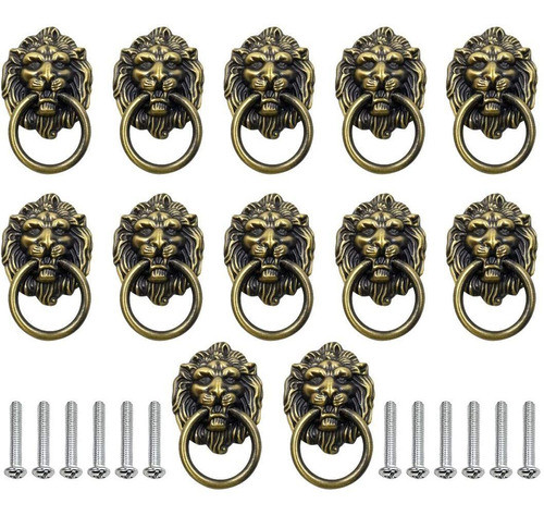 Tiradores Con Forma De Cabeza De Leon Pack 12un (tfbp) 0