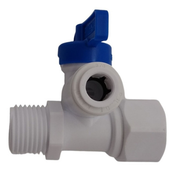 Llave De Paso Te 1/2 Manguera 3/8 Filtro Agua Bajo Mesada 0