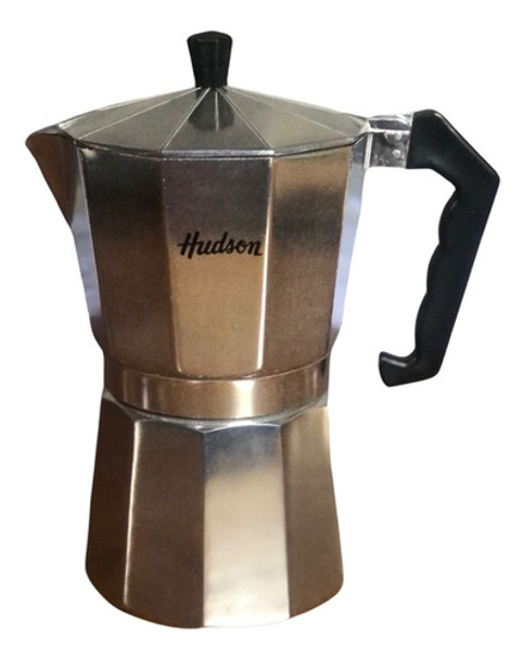 Cafetera Italiana 9 Pocillos Aluminio Hudson 0
