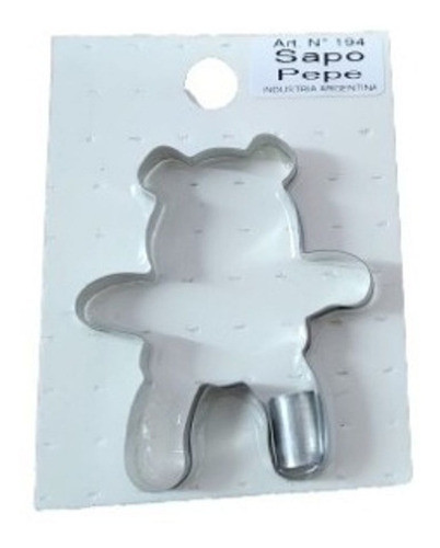 Cortantes Para Galletitas Acero Reposteria Molde Sapo Pepe 0