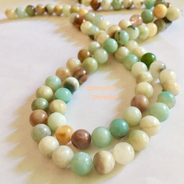 Perlas Naturales Amazonita 10mm 0