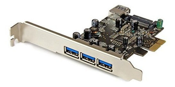 Startech 4 Puertos Pci Express Tarjeta Usb 30 3 Externa Y 0