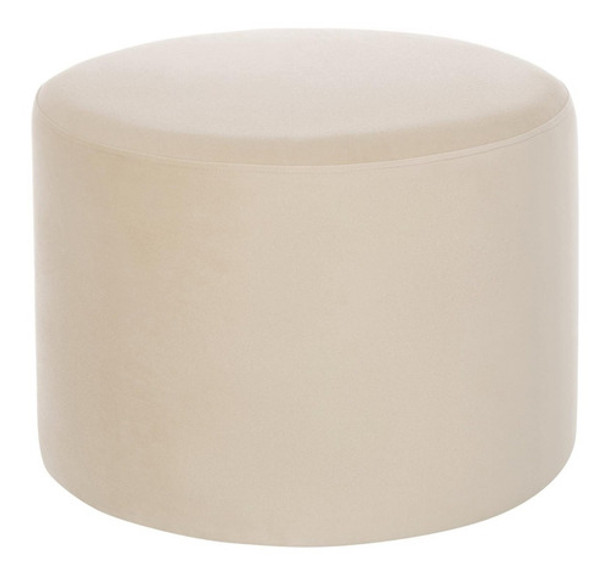Puff Redondo Estilo Asiático Ancho En Pana Premium Fluwe 05 0