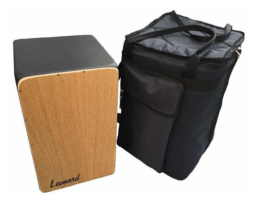 Cajón Flamenco Leonard Cajflae + Funda A Medida 30x31x49 0