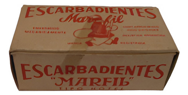 Escarbadientes Sin Punta Caja  X 1000 Unidades Modelo Hotel 0