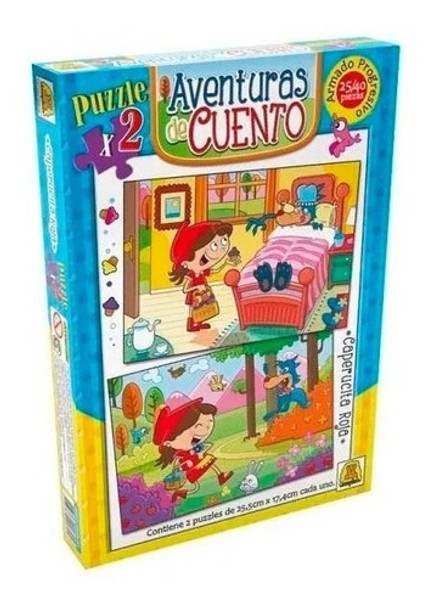 Puzzle X2 25/40 Piezas Caperucita Roja 032 0 Puzzle X2 25/40 Piezas Caperucita Roja 032 0