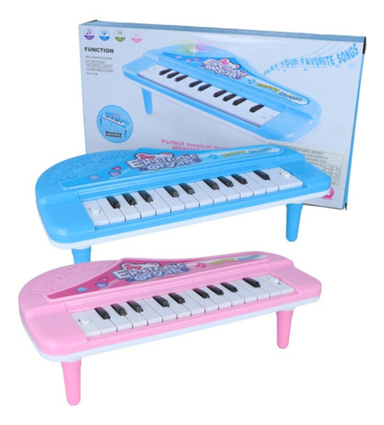 Piano-órgano-teclado Infantil Con Luz Y Sonido 12 Teclas 0