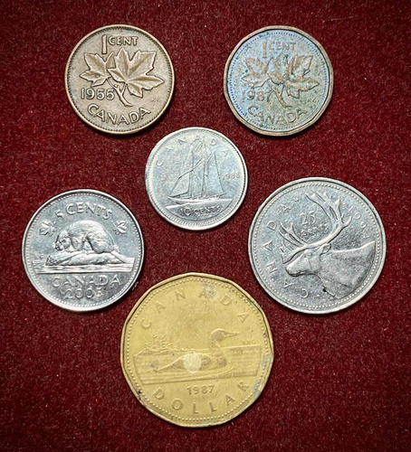 Set X6 Monedas Canada Elizabeth 2 Oferta Numisgam. 0