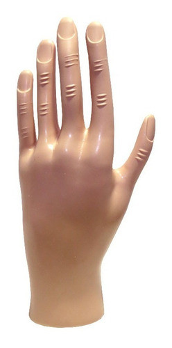 Mano De Practica Goma Manicuria Uñas Gelificadas Esculpidas 0