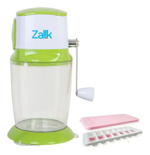 Triturador Pica Hielo Granizador Picadora Manual + Cubetera 0