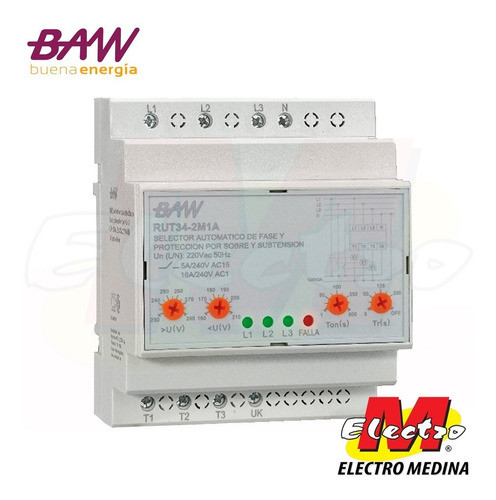 Selector Automatico De Fase 16a Baw Electro Medina 0
