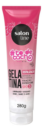 Salon Line Gelatina Fijación Extra Fuerte Definición 280g 0