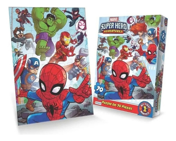 Rompecabezas Super Hero Tapimovil Puzzle Infantil 0
