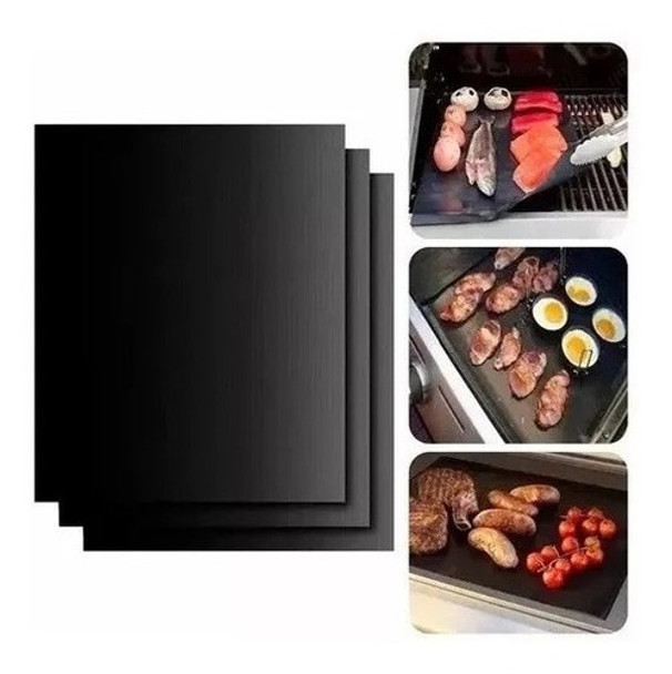 Kit 2 Manta Grill Tapete Churrasqueira Grelhado Churrasco 0