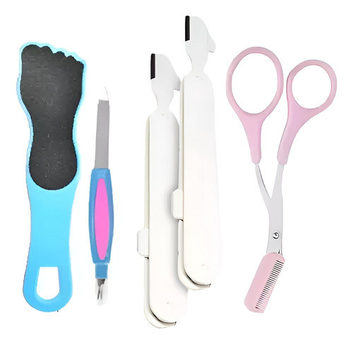 Exfoliador Doble Lima + 2u Perfilador + Tijera Perfilador 0