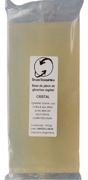 Barra De Jabon Glicerina Cristal Vegetal 500gr 0 Barra De Jabon Glicerina Cristal Vegetal 500gr 0