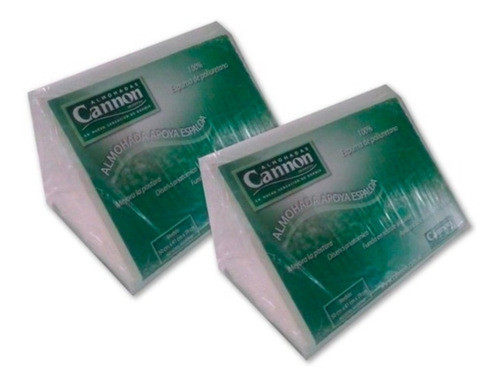 Combo 2 Almohadas Cannon Apoya Espalda Triangular 0