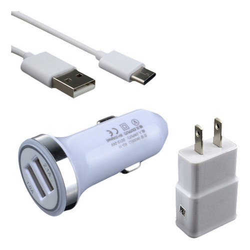 Cable Dc Adaptador Ac Cargador Usb Tipo C Para Zte Zmax Pro 0