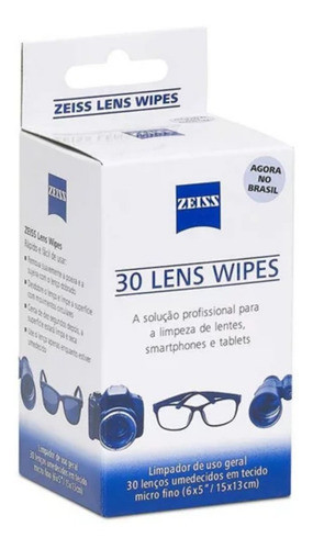 Limpa Lentes Zeiss 30 Lenços 0