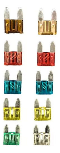 Kit Set Fusibles Ficha Surtido Mini Plano Auto X10 El Tala 0