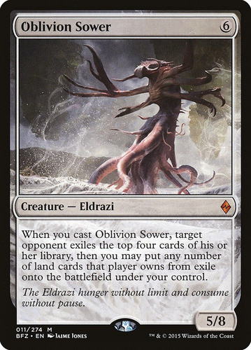 Cartas Magic Oblivion Sower Nps 0