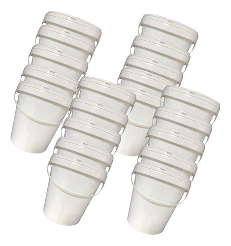 Balde P Argamassa 3.6l Alça Plast 10 Pcs 0