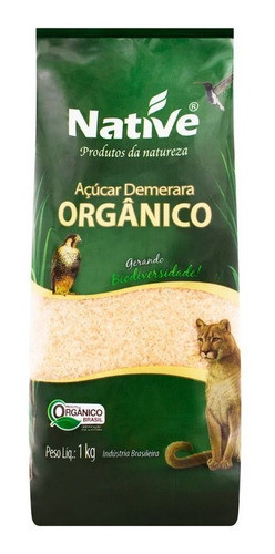 Açúcar Demerara Native Orgânico Pacote 1kg 0