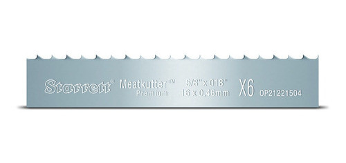 Lâmina De Serra Fita Carbono Meatkutter Starrett De 2,18m 0