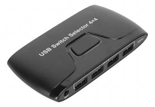 Seletor Usb 2.0 De 4 Portas Kvm Switcher 4 Computadores Comp 0