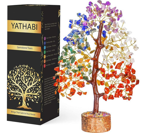 Árbol De Chakra - Árbol De Cristal - Árbol De Gemas - Decora 0