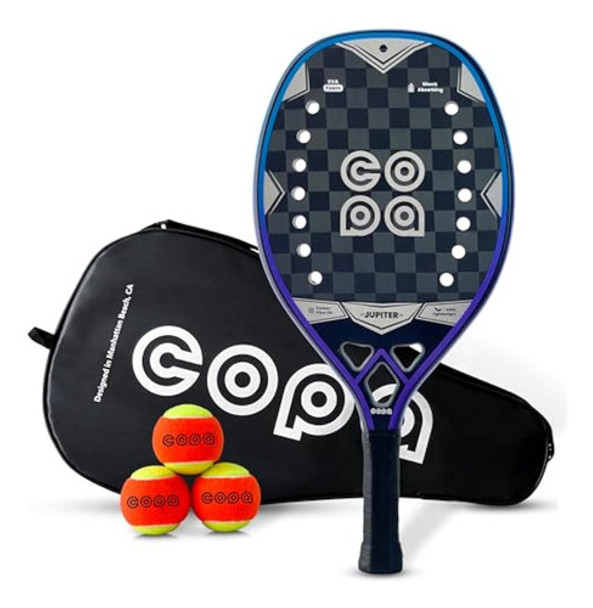 Raqueta De Tenis De Playa De Fibra De Carbono De 0