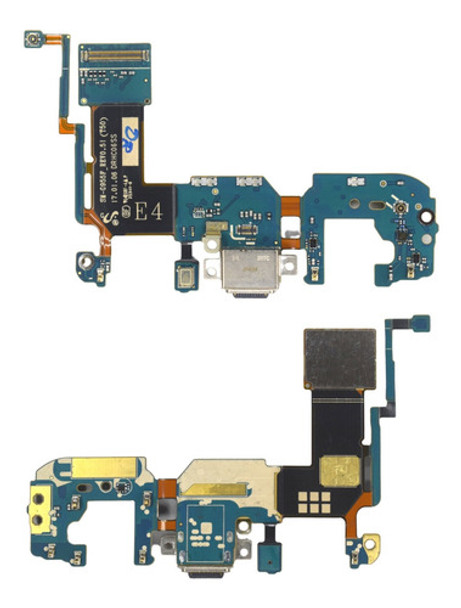 Placa Flex Conector Carga Para Galaxy S8 Plus + Turbo 0