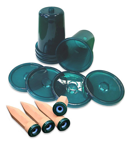 ~? Bio Green Hcp-s4 Sistema De Riego Hydro Cup-4 Set, Un Tam 0