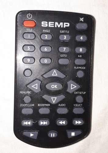 Controle Remoto Dvd 3170 Dvd Semp Sd4100p Original 0