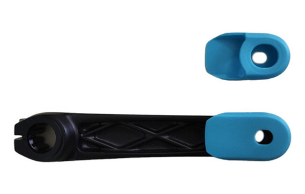 Cubre Protector Silicona De Palanca Para Bicicleta Celeste 0