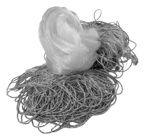 Redinha Pronta 100mt Fio Malha 24cm (120mm) F. 50 Alt. 3,84m 0