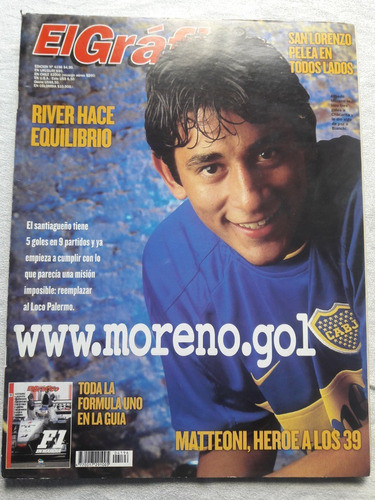 El Gráfico N° 4196 Año 2000 Con Guia Formula Uno - Matteoni 0