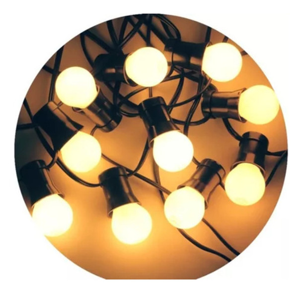 5 Metros De Guirnaldas De Luces Para Exterior Directa 220v 0