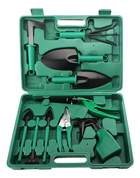 Kit Para Jardinagem Floricultura 10 Peças Pá Spray Rastelo 0