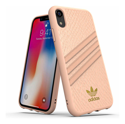 Protector adidas Para iPhone XR Snake Rosa 0