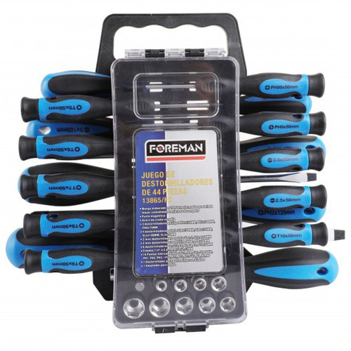 Juego De Destornilladores De 44 Pzs Foreman 0