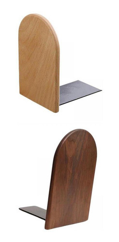 2x Bookends Book Ends Stand Shelf Bookrack Storage Rack Desk 0